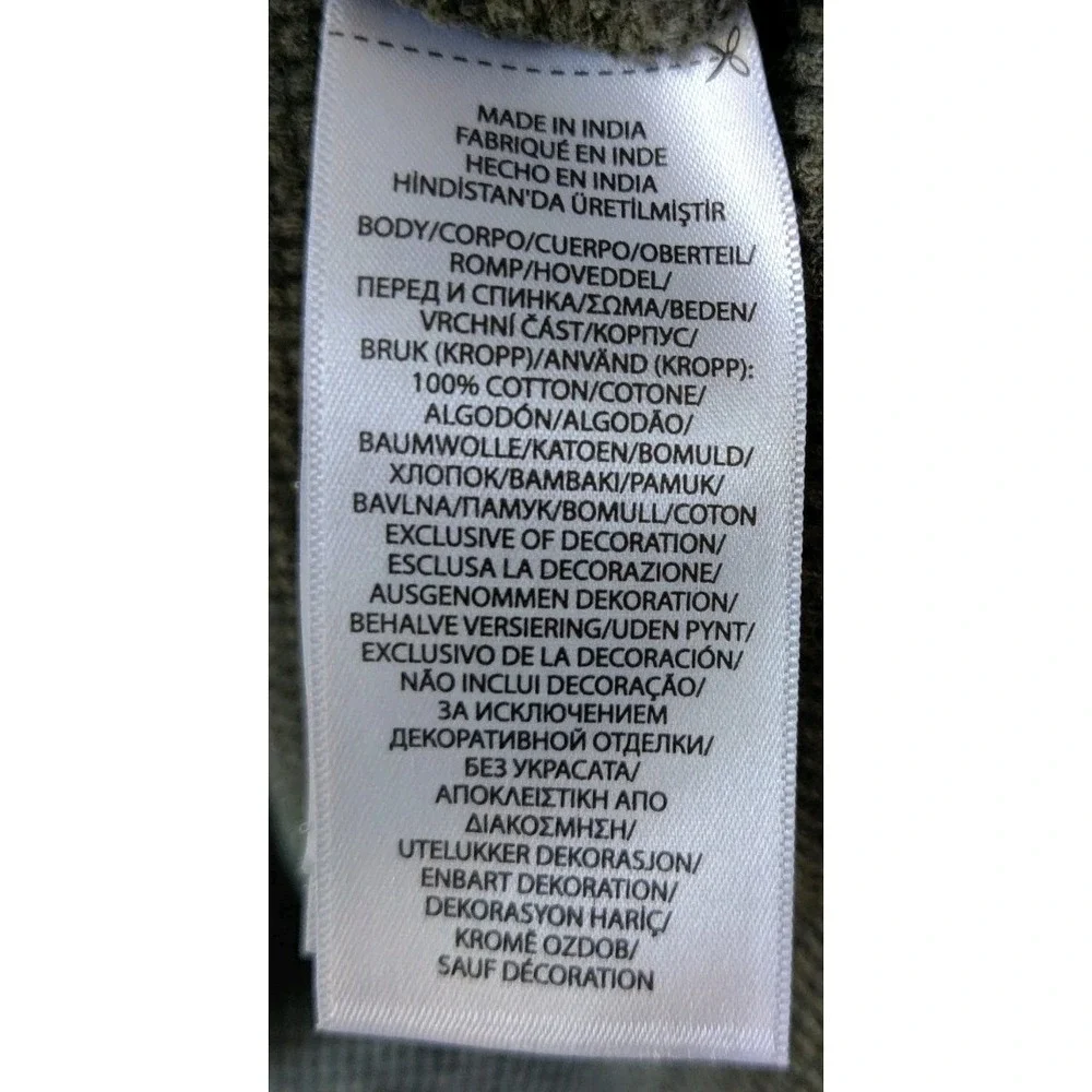 Polo Ralph Lauren Shirt Men's M Gray Thermal Waffle‎ Knit Slim Fit Long Sleeve